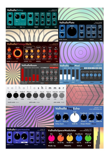 Imagem 2 de 3 de Valhalla Dsp | Atualizado! Delay, Reverb E Modulação