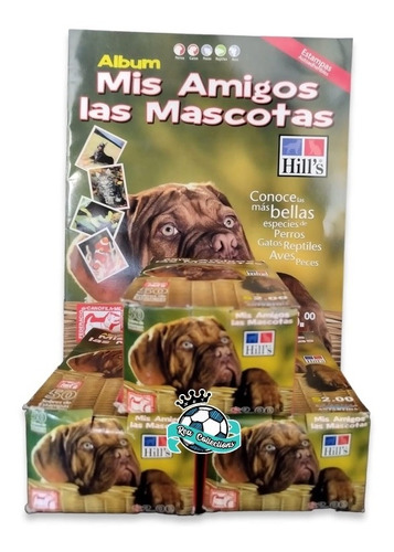 Álbum Mis Amigos Las Mascotas + 3 Cajas De 50 Sobres C/u