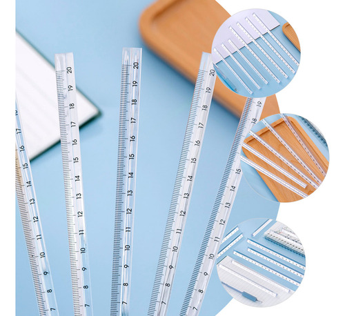 Regla Triangular Transparente Con Forma De Triángulo, 10 Uni