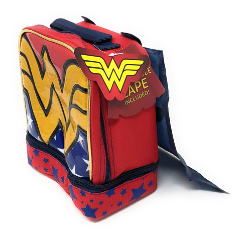 Kit De Almuerzo De Doble Compartimento Aislado Wonder Woman,