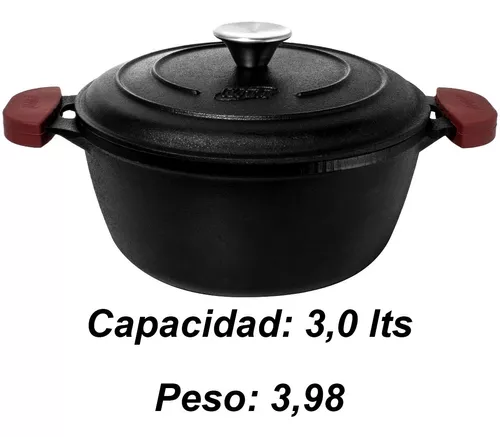 Cacerola Olla Antiadherente Ø26cm con Tapa Vidrio Supra MTA - Cereza — HTS