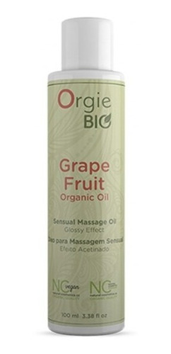 Lubricante Aceite Masaje Erotico Orgie Bio Pomelo 100ml Ssm