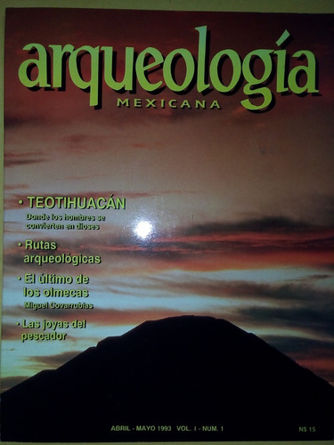 Arqueología Mexicana, # 1, 1a. Edición, 1993, Muy Cuidada.