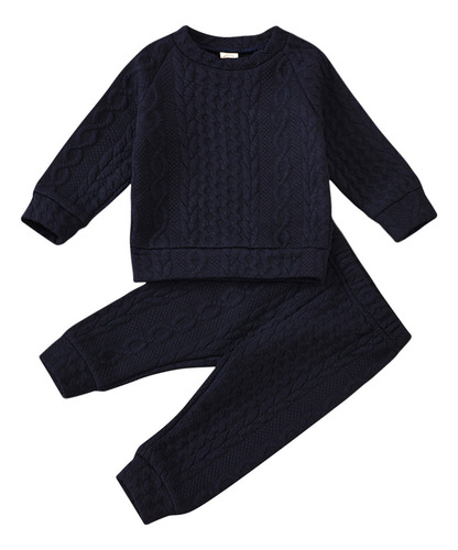 Para Conjunto De Ropa De Salón De Manga Larga Para Niñas Y