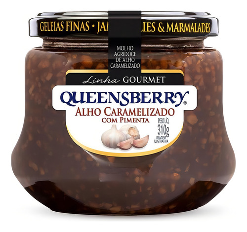Geléia Agridoce Alho Caramelizado Queensberry Gourmet 310g