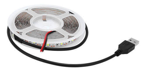 Imagen 1 de 9 de Rgb Tira Flexible Luces Usb Alimentado Bajo Voltaje 5v Led L