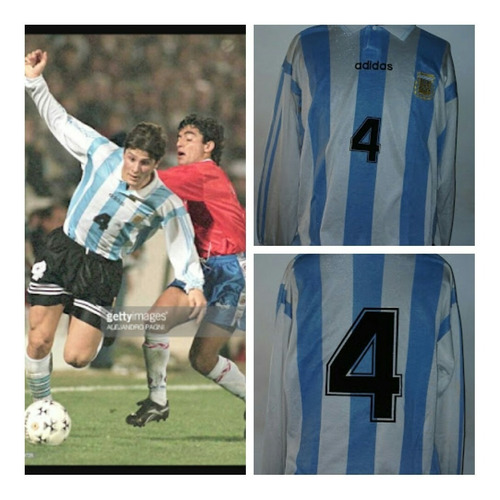 Camiseta Argentina- Zanetti Copa America 1995