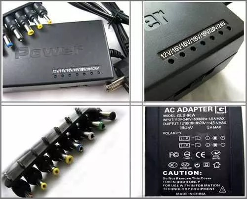 Imagen 3 de 3 de Cargador Laptop Universal De 12 A 24v Hp Sony Lenovo Y Mas