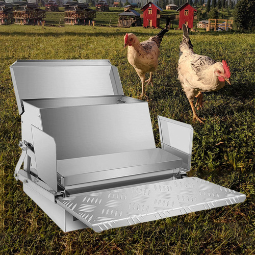 . Comedero Automático Para Pollos Sin Derrames Con Tapa