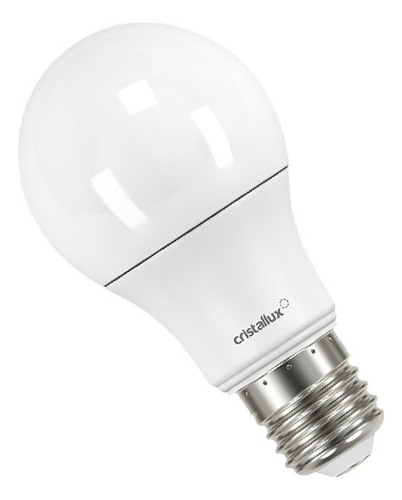 Lâmpada Led Bulbo E-27 9w 4000k Branco Neutro Cristallux