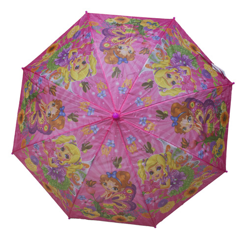 4pc Paraguas Sombrilla Infantil Estampado Diseños Lluvia Sol
