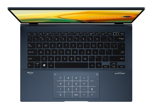 Imagen 4 de 10 de Ultrabook Asus ZenBook UX3402ZA ponder azul 14", Intel Core i5 1240P 16GB de RAM 512GB SSD, Intel Iris Xe Graphics G7 80EUs 90 Hz 2880x1800px Windows 11 Home