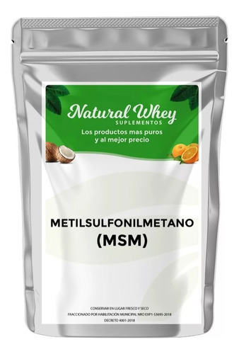 Metil Sulfonil Metano Msm Azufre 500 Gr Máxima Pureza