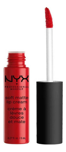 Labial NYX Professional Makeup Soft Matte Lip Cream color amsterdam