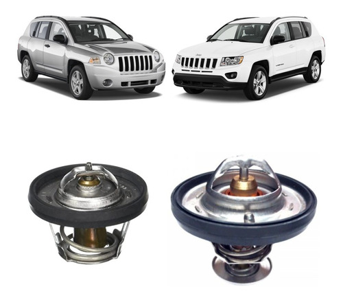 Par O Kit De Termostatos Jeep Compass 2007/2017