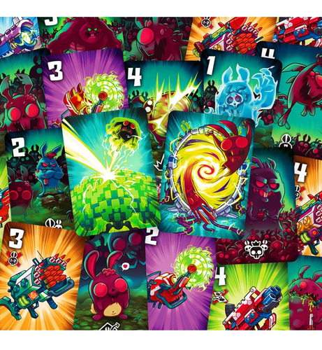 Juego De Mesa Familiar Rabbitz & Robots Español Rocket Lemon