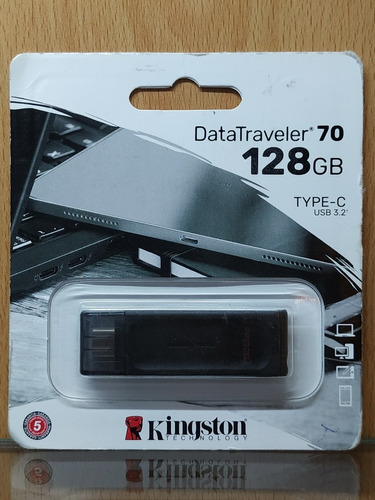 Pendrive Kingston Datatravel 70 Type C De 128gb