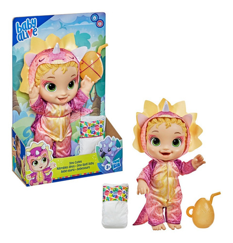 Muñeca Baby Alive Bebe-saurio Rubia Universo Binario