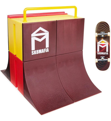 Tech Deck Skate De Dedo E Rampa Vert Wall 2.0 - Sunny 2894