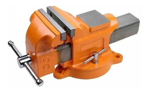 Imagen 2 de 9 de Morsa De Banco Giratoria Con Yunque Lusqtoff N 8 PuLG 200mm