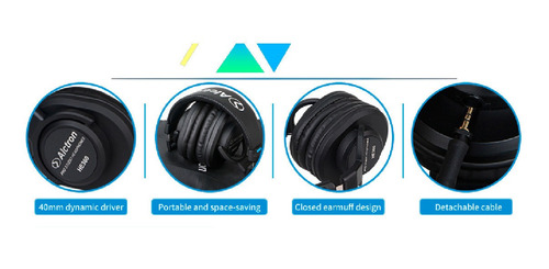 Imagen 6 de 10 de Auricular Profesional Monitoreo Cerrado Alctron He360