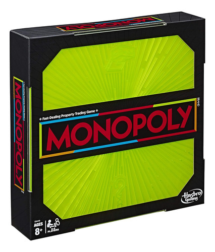 Monopoly Neon Pop Juego De Mesa Para Niños De 8 Años Para 2-