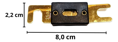 Kit Fusíveis Cartucho Tipo Faca Grande Proteção - 2 Unidades