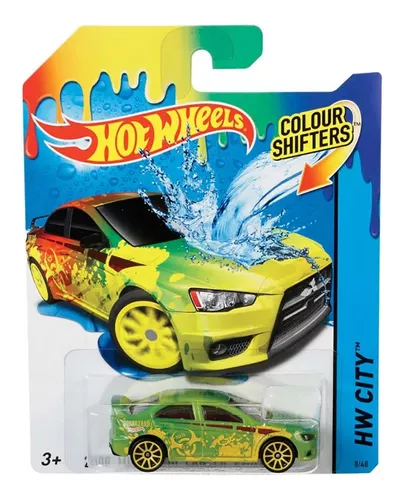 Carrinho Hot Wheels Lancer Ou Deora Color Shifters Muda Cor