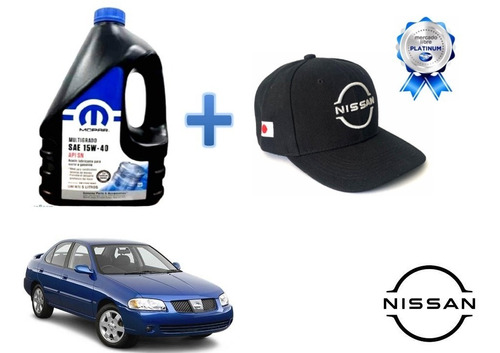 Garrafa Aceite Mopar + Gorra Nissan Sentra 2001 A 2006