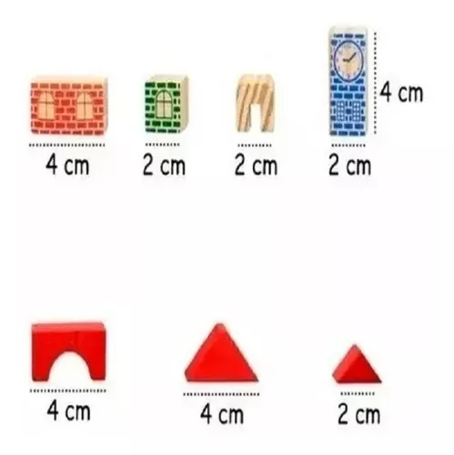 Brincando de Engenheiro Blocos de Montar 42 peças Xalingo - xalingo