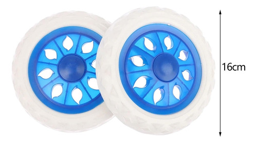 Ruedas Plegables Para Carrito De Compras, Ruedas Para Azul