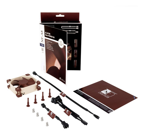 Ventilador Noctua Nf-a8 Pwm Premium Quiet De 80 Mm, Marrón,