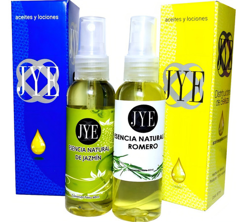 Kit Masajes Jye Aceites De Romero Y Jazmín 120 Ml