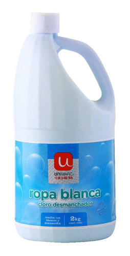 Cloro Unimarc Ropa Blanca 2 Kg