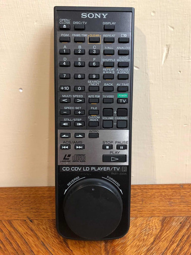 Control Remoto Sony Rmt-333a Láser Disc