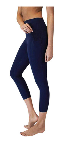 Goodtrade8 Pantalon Para Mujer Yoga Cintura Alta Bolsillo