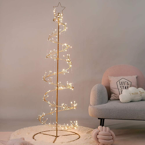 Arbol Navidad Blanco Led Bolita Flexible Deco Pettish Online