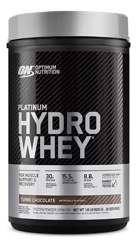 Platinum Hydro Whey (820g) - Sabor: Turbo Chocolate Chocolate
