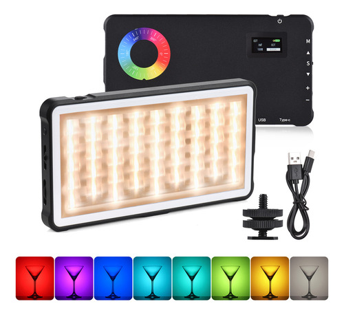 Panel De Luz Led De Relleno Led Andoer Pocket Rgb