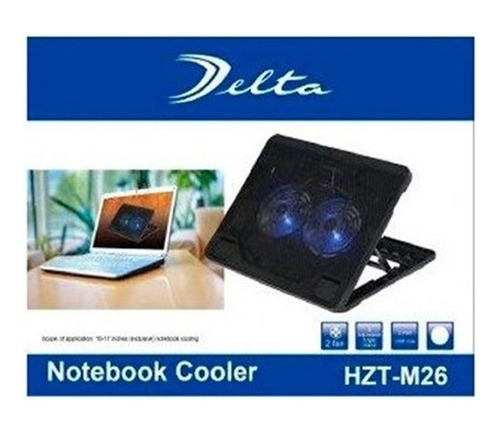 Base Enfriadora Inclinable 6 Niveles 2 Vent. Laptop Up 17''