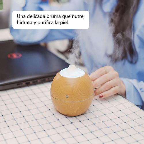 Humidificador Difusor 130ml Para Habitación Oficina Y Yoga