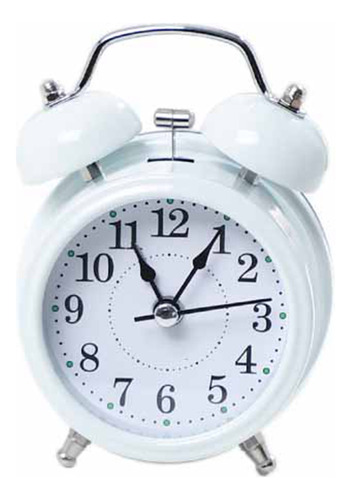 Reloj Despertador Retro Campana Analógico Estilo Vintage