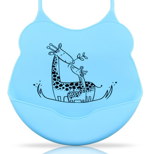 Baberos Silicona Impermeable Suave Para Bebé De Funciones