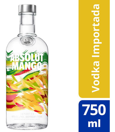 Imagem 2 de 4 de Vodka Mango 750ml Absolut