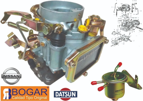 Carburador Nikki De 2 Gargantas Datsun A10 1.6l 79-84