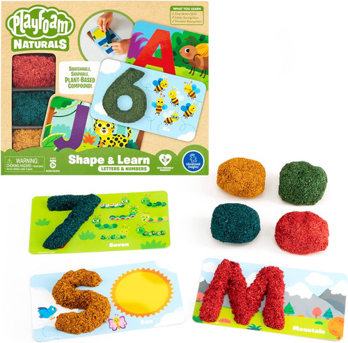 Educational Insights Playfoam Naturals - Letras Y Números