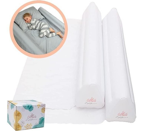 [paquete De 2] Riel De Cama Inflable Para Niños Pequeños .