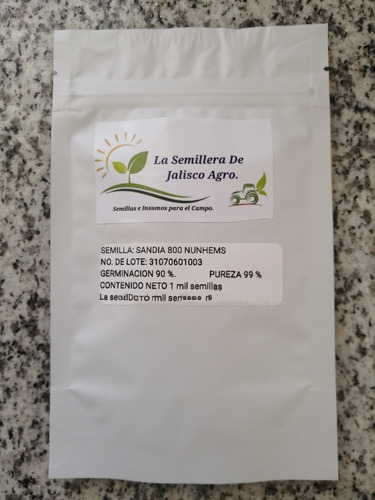 Semilla De Sandia Híbrida 800 De Nunhems Bolsa / 1ms Agranel
