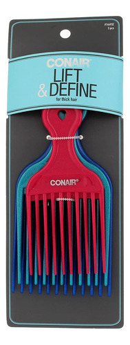 Conair Z 3 Piezas Pro Styling Hair Lift Peines, 3.2 Oz