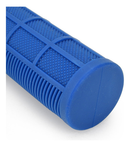 Manoplas Puño Para Bicicleta Goma Mtb Grip Riderace Rn1694 Celeste